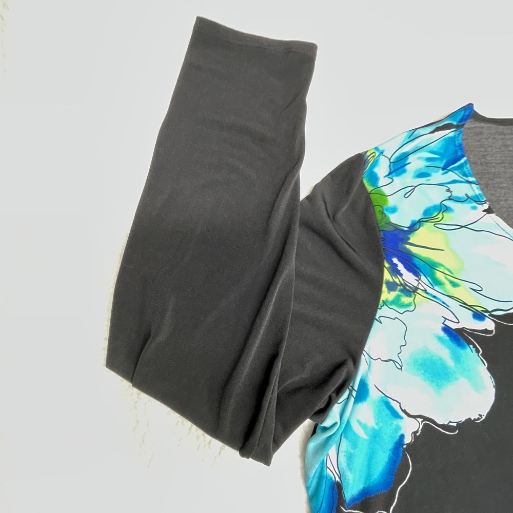 Susan Graver XL floral print top - Picture 5 of 12